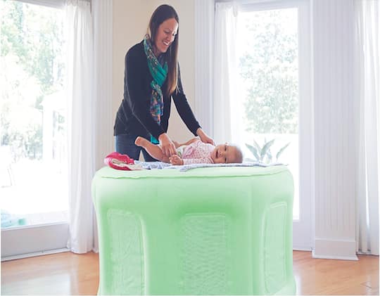 Room to Grow 44" Green 4-in-1 Portable Inflatable Baby Play Yard
